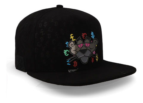Gorra Cash Only Pantera Negro Full Negro Unitalla