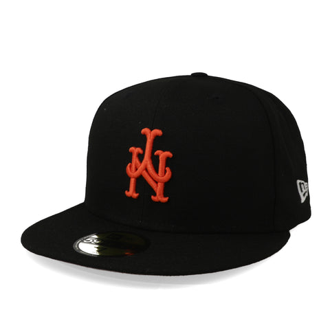 Gorra New Era 59 Fifty MLB Mets Upside Negro Cerrada