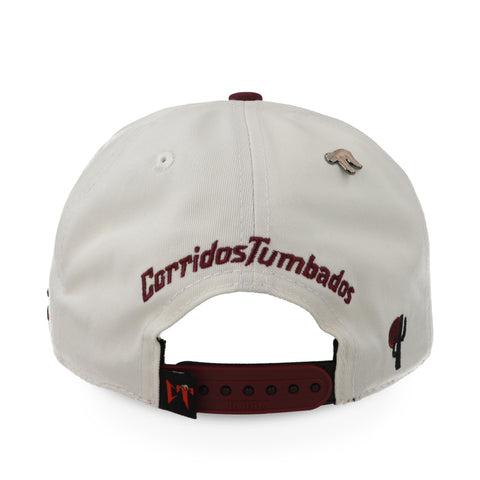 Gorra JC Hats Natanael Cano Bone Burgandy Unitalla