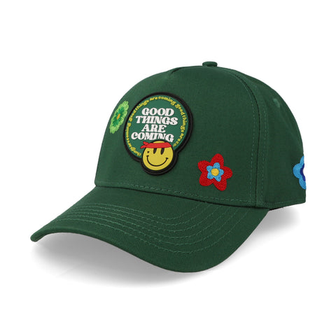 Gorra Problematic Chiquete Good Things Curve Verde Unitalla