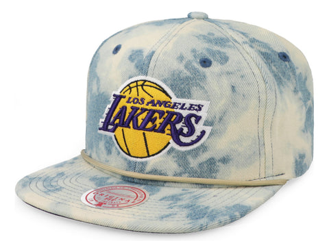 Gorra Mitchell & Ness Nba Acid Wash Snap Lakers Azul Unitall