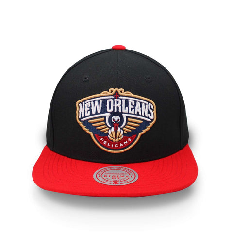 Gorra Mitchell & Ness NBA Core Basic Pelicans Negro Unitalla