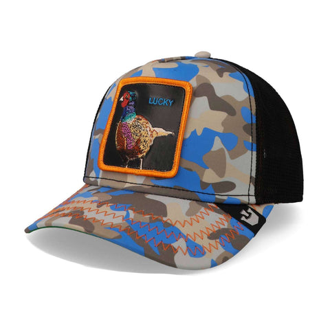 Gorra Goorin Bros Luck Stays Down Azul Camo Uni