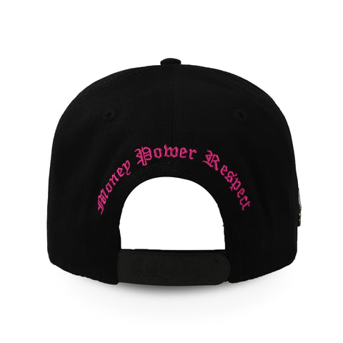 Gorra Cash Only Follow Your Pedreria Negro Unitalla