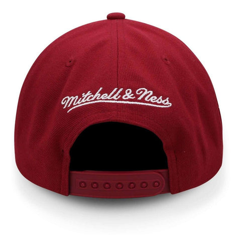 Gorra Mitchell And Ness Nba Piramid Mexico Heat Rojo Unitall
