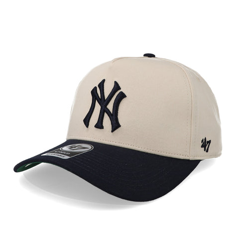 Gorra '47 MLB Yankees Sure Shot MVP Natural/Negro Unitalla