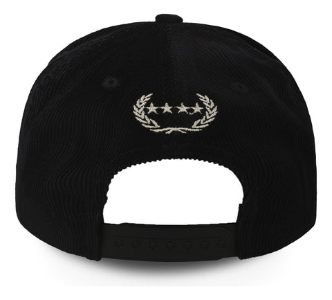 Gorra Field Grade Respectfully Blk Corduroy 1004491 Unitalla