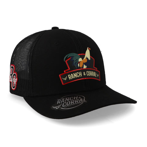 Gorra Ranch & Corral Rooster 10 Rcr10 Negro Unitalla