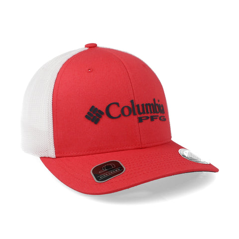 Gorra Columbia Pfg Mesh Ball 1503971 Rojo Cerrada