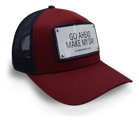 Gorra GC Brothers Go Ahead Make My Day Vino/marino Unitalla