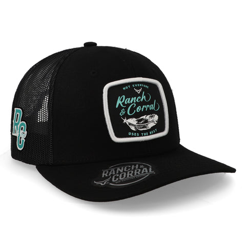 Gorra Ranch & Corral Western 10 Rcw10 Negro Unitalla