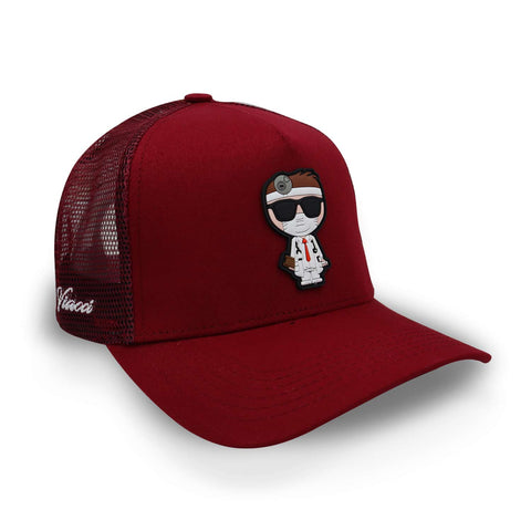 Gorra Viacci Doctor Trucker Vino Unitalla