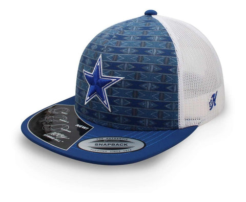 Gorra Hooey Snapback Hybrid Star Trucker Azul/blanco Unitall
