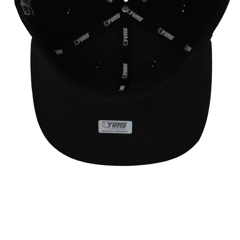 Gorra Yums Splashed Up Negro Plata Ymc1429 Unitalla