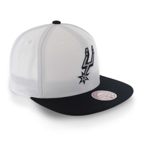 Gorra Mitchell & Ness NBA Core Basic Spurs White Black Uni