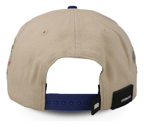 Gorra Overrated Mandala Beige/marino Unitalla