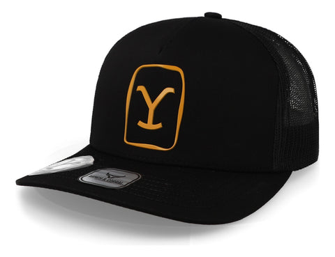 Gorra Ranch & Corral Yellowstone 13 Yw13 Negro Unitalla