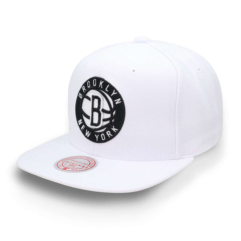 Gorra Mitchell & Ness NBA Core Basic Snap Nets Blanco Uni