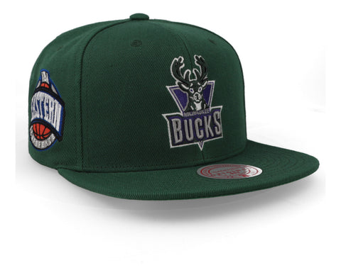 Gorra Mitchell & Ness Nba Conference Patch Bucks Milwaukee V