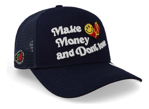 Gorra Problematic Money Love Trucker Azul Unitalla