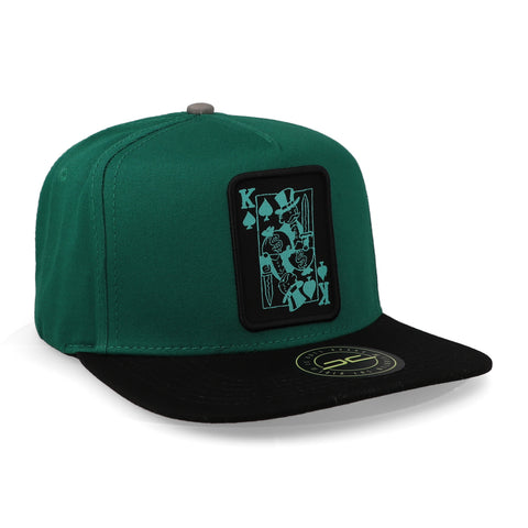 Gorra Jc Hats King Card 1848 Verde Unitalla