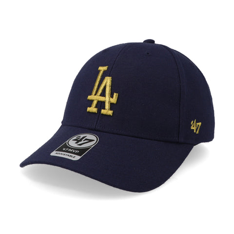 Gorra '47 MLB Dodgers Metallic MVP Azul Marino Unitalla
