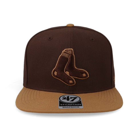 Gorra '47 MLB Red Sox Two Tone Captain Café Unitalla