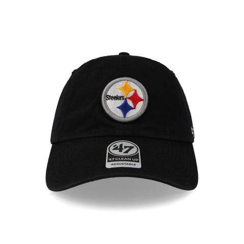 Gorra '47 NFL Steelers Clean Up Negro Unitalla