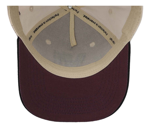 Gorra Overrated Los Ángeles Crema Morada Beige Unitalla