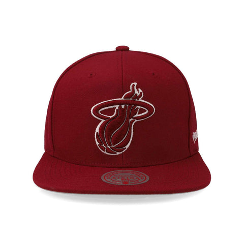 Gorra Mitchell & Ness NBA Christmas Snap Heat Rojo Uni