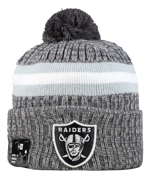 Bonete New Era NFL Raiders Sideline 23 M Sptknt Cw Gris Obsc