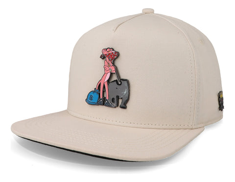 Gorra Cash Only Pantera Mascota Lisa Beige 1024 Unitalla