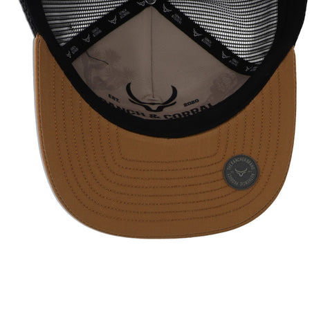Gorra Ranch & Corral Equus Español Gris/Amarillo Unitalla