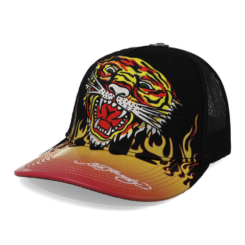 Gorra Ed Hardy Embroider Ed Tiger Flame Unitalla