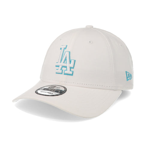 Gorra New Era 9 Forty MLB Dodgers Neon Outline Beige Unitalla
