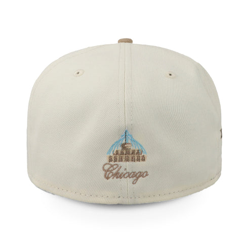 Gorra New Era 59 Fifty MLB Cubs City Icon Blanco Cerrada