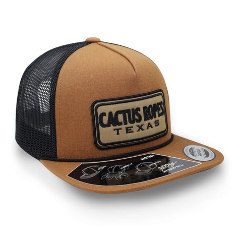 Gorra Hooey Cactus Ropes 5 Panel Trucker Cafe Unitalla