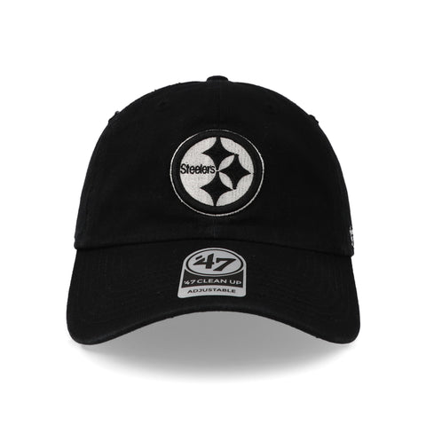 Gorra '47 NFL Steelers Clean Up Negro Unitalla