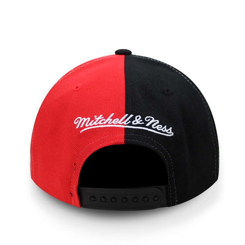 Gorra Mitchell & Ness NBA Split Crown Bulls Negro Uni