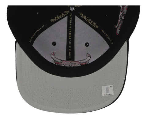 Gorra Mitchell & Ness Nba Neon Tropical Bulls Negro Unitalla