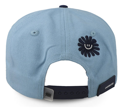 Gorra Overrated Over Happier Azul Unitalla