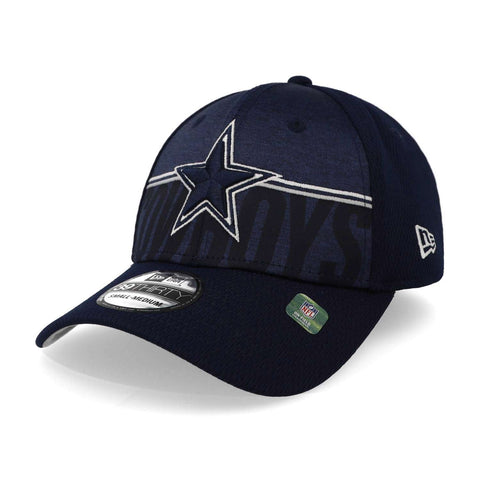 Gorra New Era 39 Thirty NFL Cowboys Training 23 Azul Cerrada