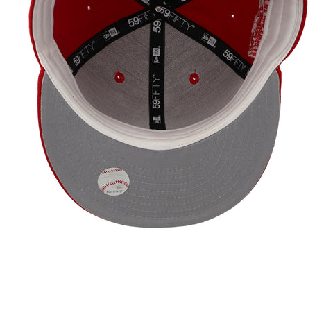 Gorra New Era 59 Fifty MLB Red Sox Eg Sp Rojo/Blanco Cerrado