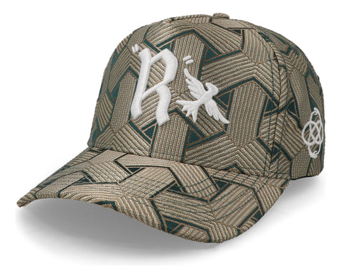 Gorra Reference Luxe Geometric Ref426 Verde Unitalla