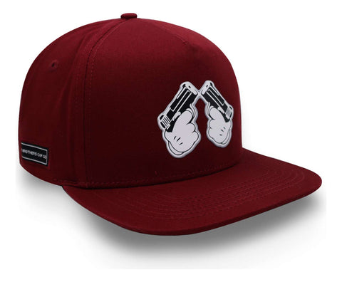 Gorra GC Brothers Hand Guns Guinda Unitalla
