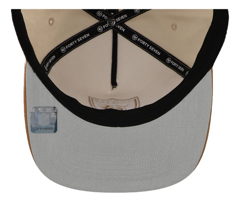 Gorra '47 NFL Raiders Two Tone Hitch Beige Unitalla