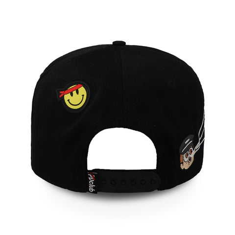 Gorra Problematic Chiquete Paperplane Negro Unitalla