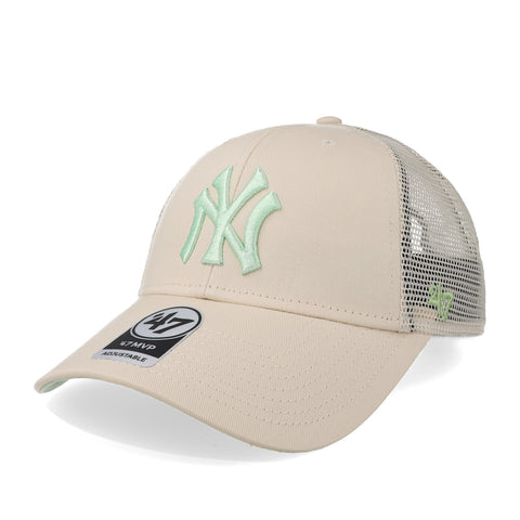 Gorra '47 MLB Yankees Branson Sure Shot Beige/Menta Unitalla