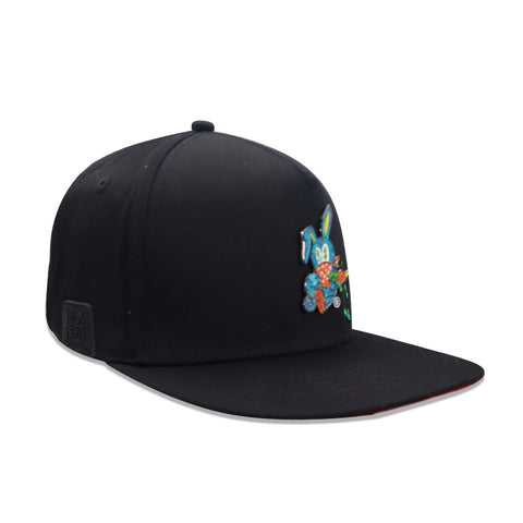 Gorra Cash Only Snapback Conejo Negro Unitalla
