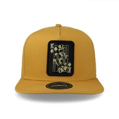 Gorra Jc Hats King Card 1852 Yellow Negro Unitalla